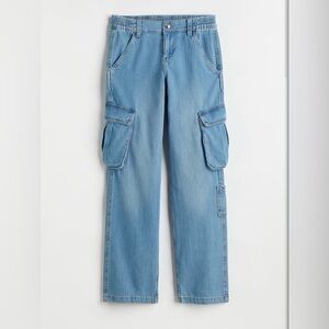 H&M Light Denim Cargo Pants 6